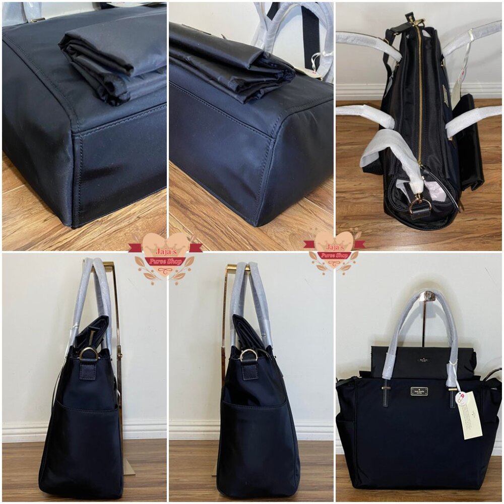 ❤️Kate Spade Nylon W/ PVC Leather Diaper Bag❤️ - Picture 4 of 17